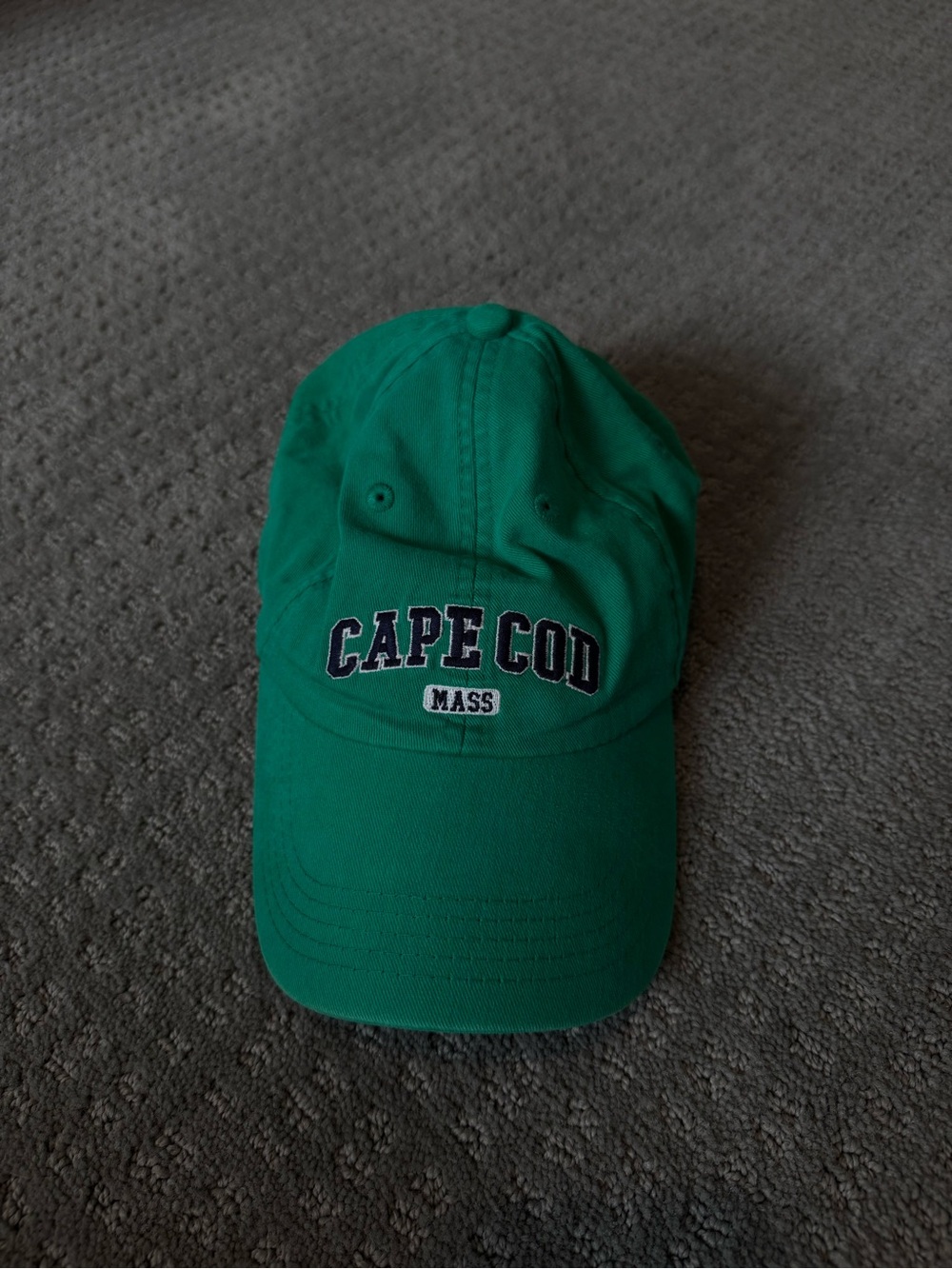 Cape Cod Mass Green Baseball Cap
